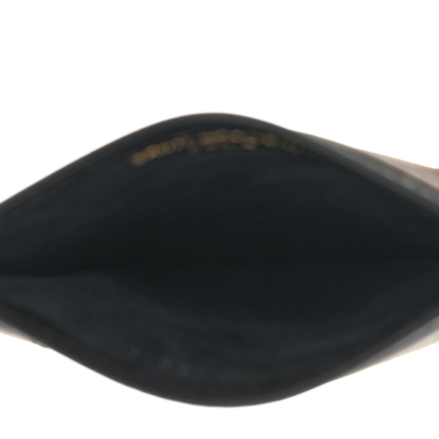 Saint Laurent Metallic Grain De Poudre Matelasse Chevron Monogram Credit Card Case Pewter 5 of 7