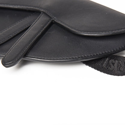 Christian Dior Ultra Matte Calfskin Saddle Belt Bag Black 8 of 9