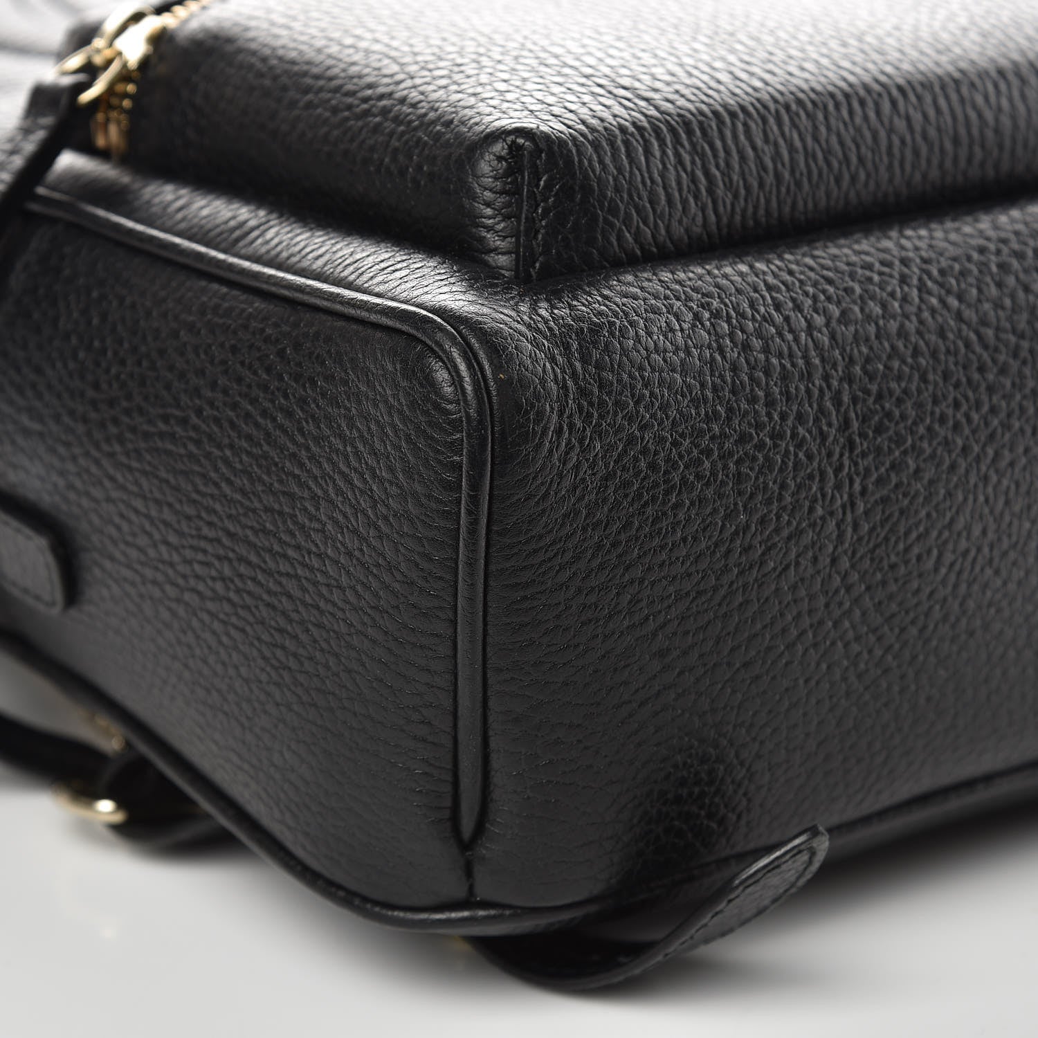 Gucci Pebbled Calfskin Soho Chain Backpack Black 8 of 11