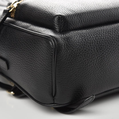 Gucci Pebbled Calfskin Soho Chain Backpack Black 8 of 11