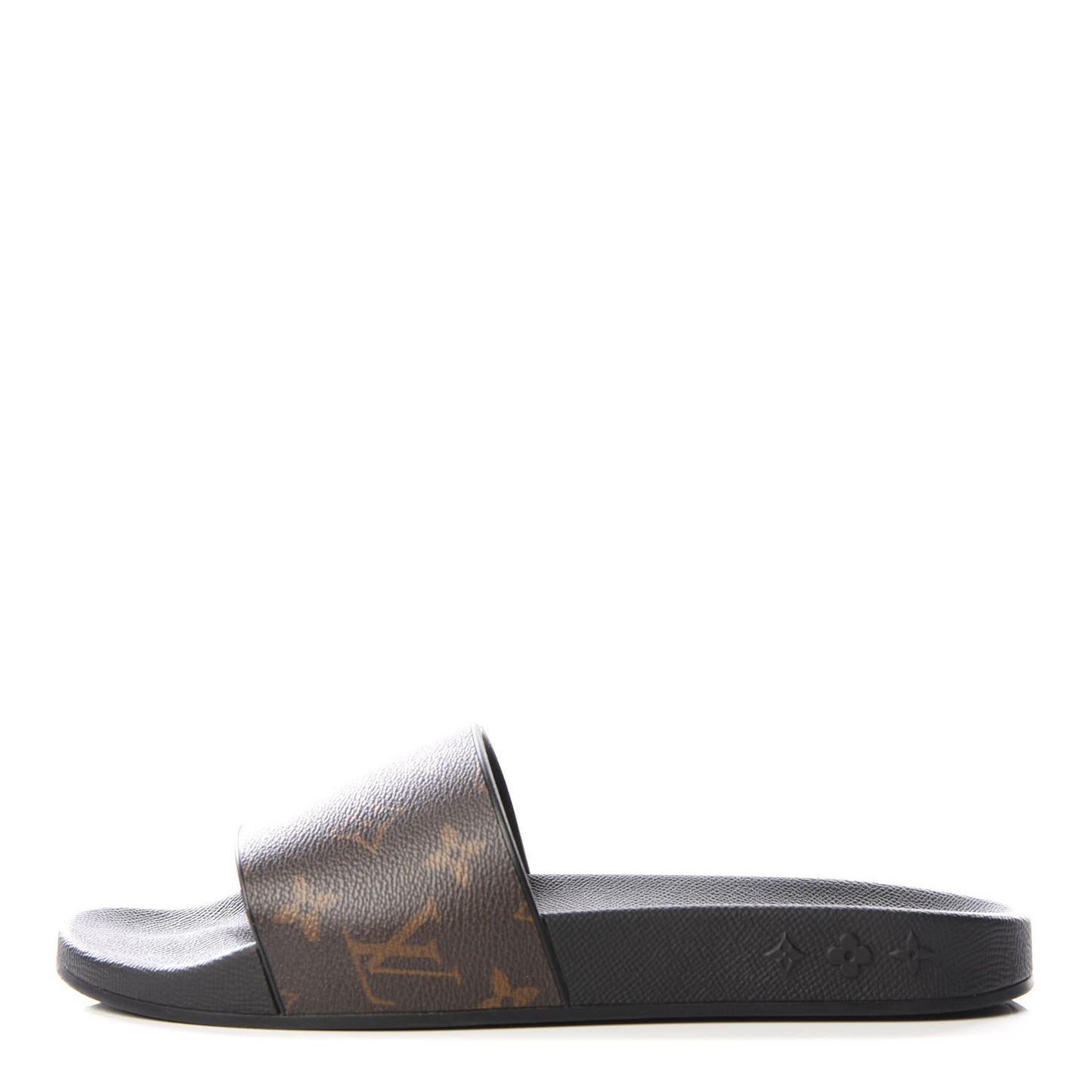 Rubber Monogram Mens Waterfront Mules 6 Macassar