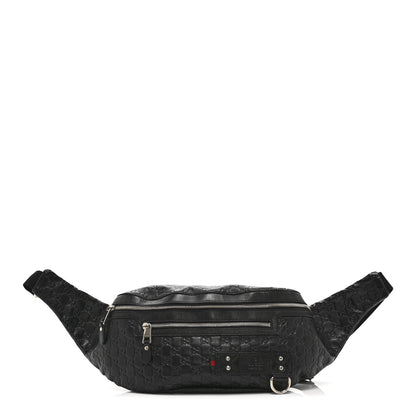 Gucci Guccissima Web Belt Bag Black 1 of 12