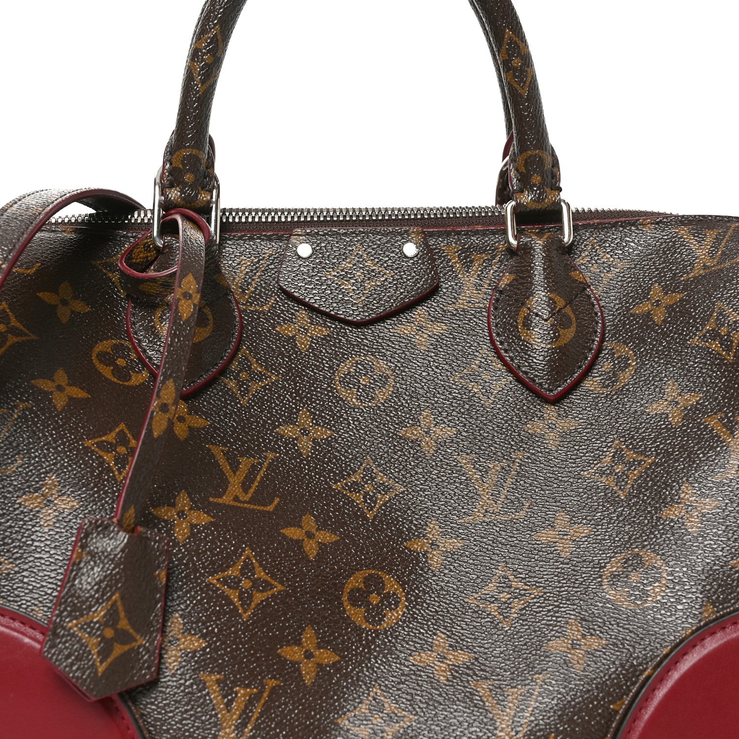 Louis Vuitton Monogram Shine Doc PM Bordeaux 7 of 9
