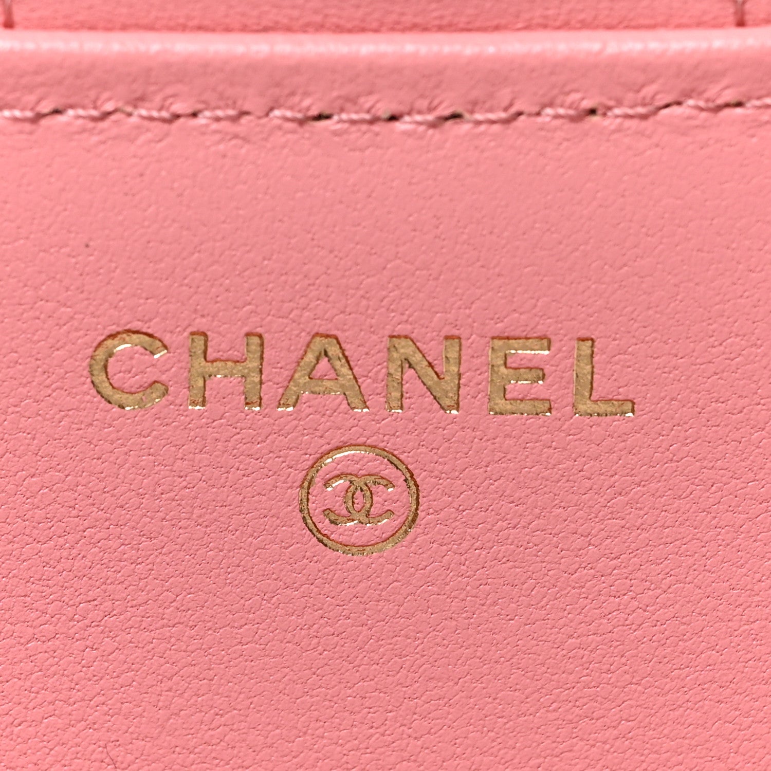 Chanel Lambskin Quilted Flap Phone Holder With Chain Pink 6 of 10