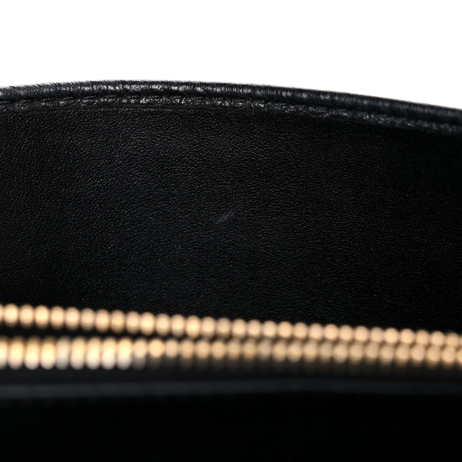 Prada Vitello Daino Chain Wallet Black 10 of 12