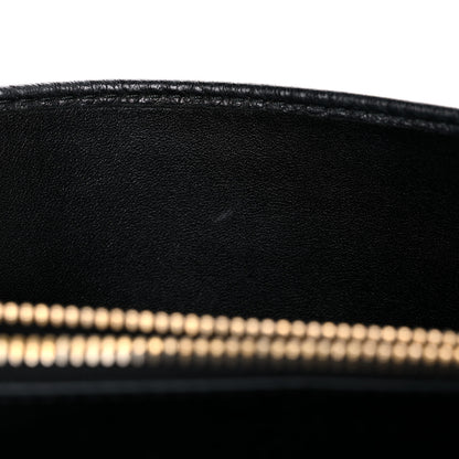Prada Vitello Daino Chain Wallet Black 10 of 12
