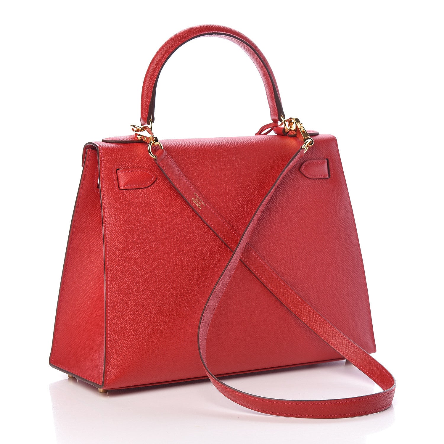 Hermes Epsom Kelly Sellier 28 Rouge Casaque 3 of 40