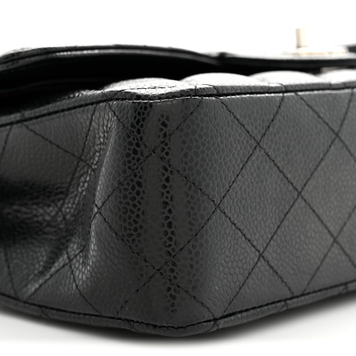 Chanel Caviar Quilted Medium Double Flap Black 9 of 11