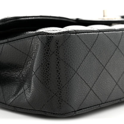 Chanel Caviar Quilted Medium Double Flap Black 9 of 11