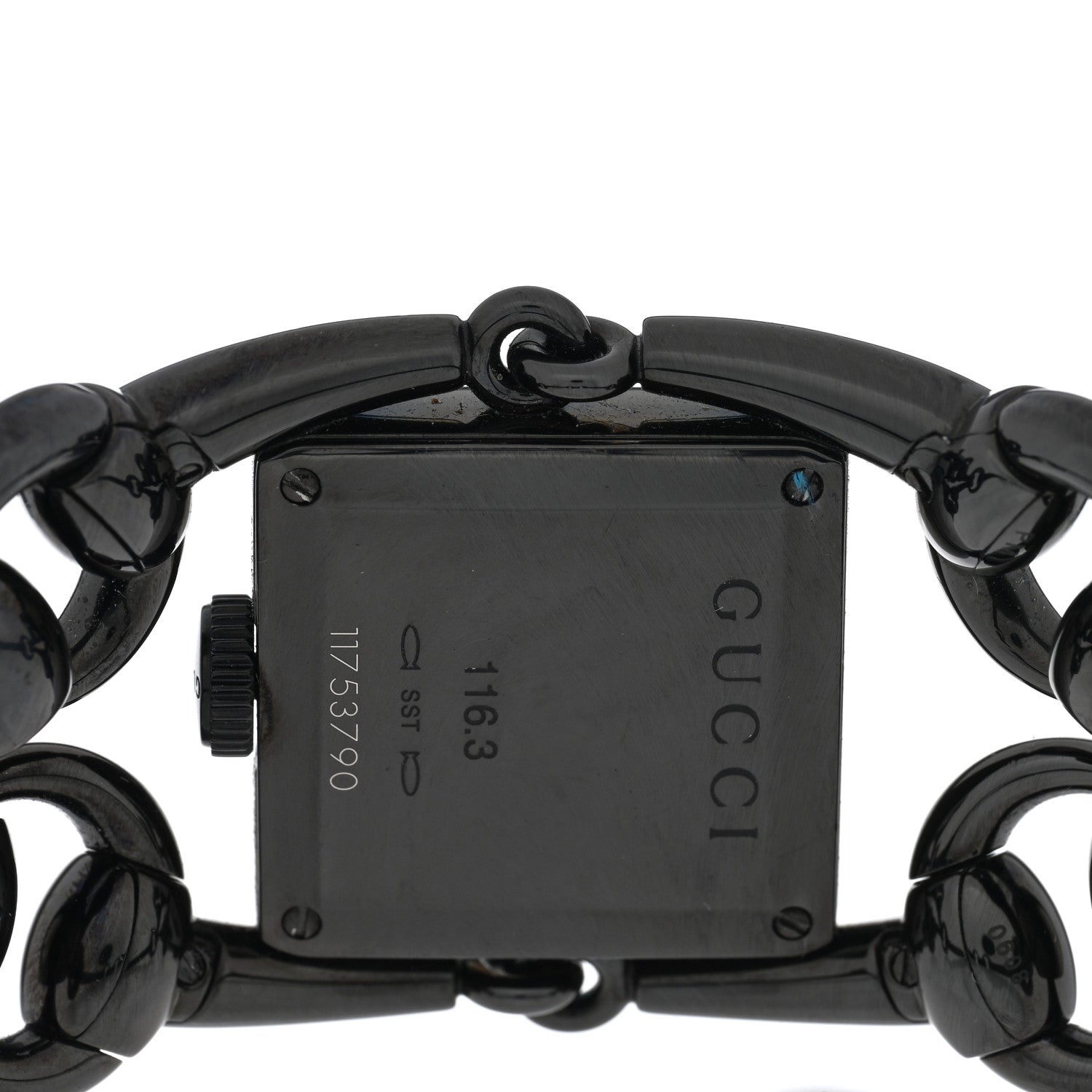 Gucci PVD Stainless Steel 25mm Signoria Quartz Watch Black 4 of 5
