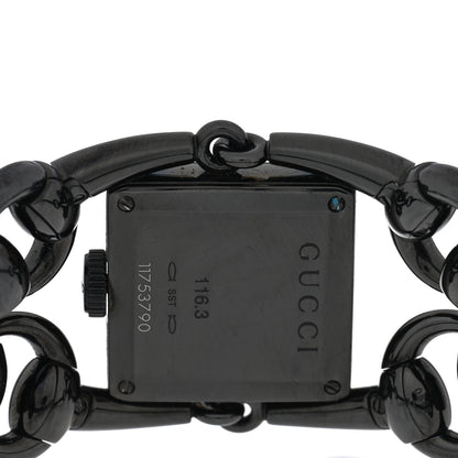 Gucci PVD Stainless Steel 25mm Signoria Quartz Watch Black 4 of 5