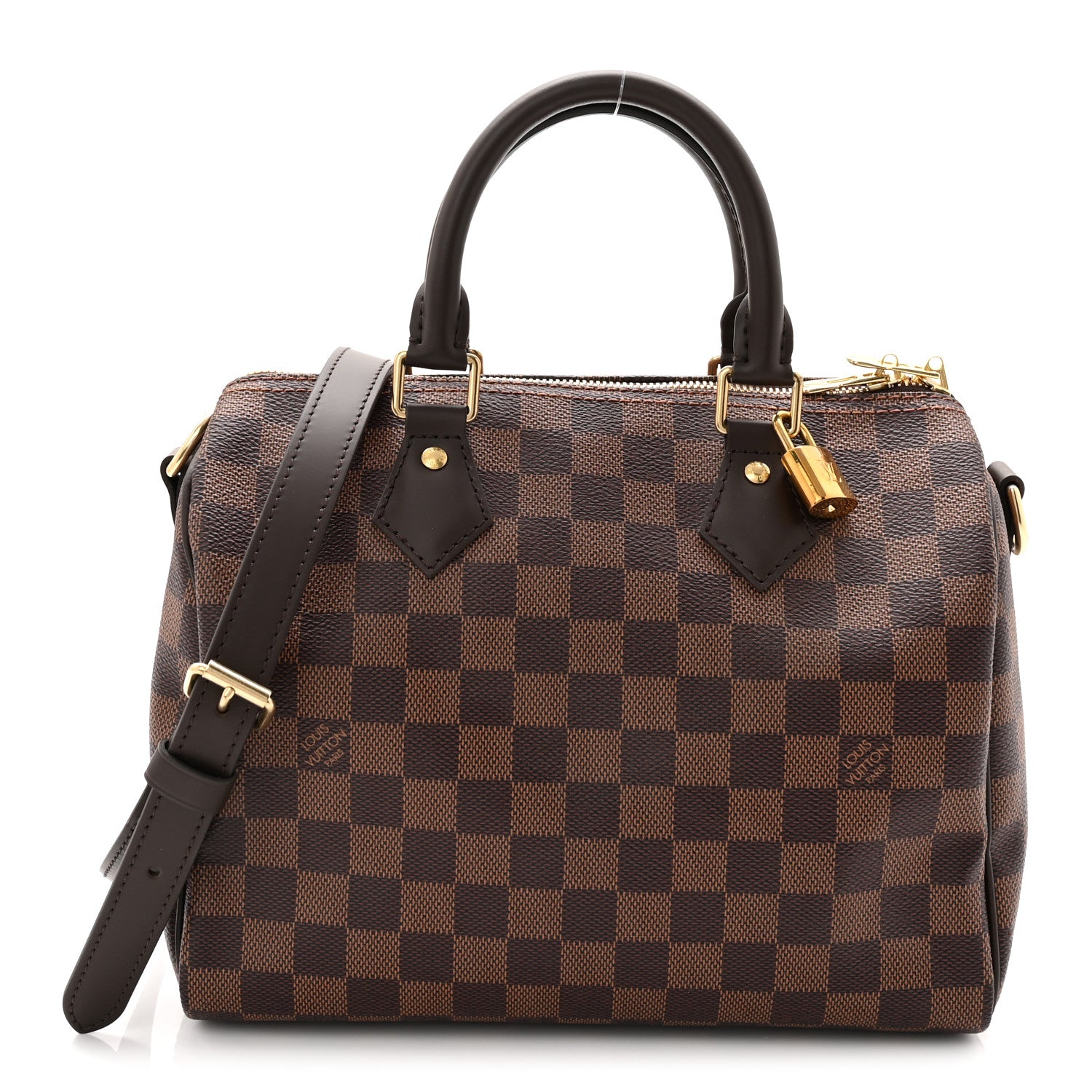 Louis Vuitton Damier Ebene Speedy Bandouliere 25 1 of 10