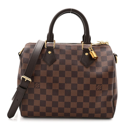 Louis Vuitton Damier Ebene Speedy Bandouliere 25 1 of 10