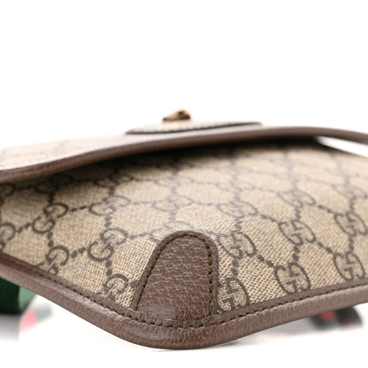 Gucci GG Supreme Monogram Neo Vintage Web Belt Bag Brown 8 of 10