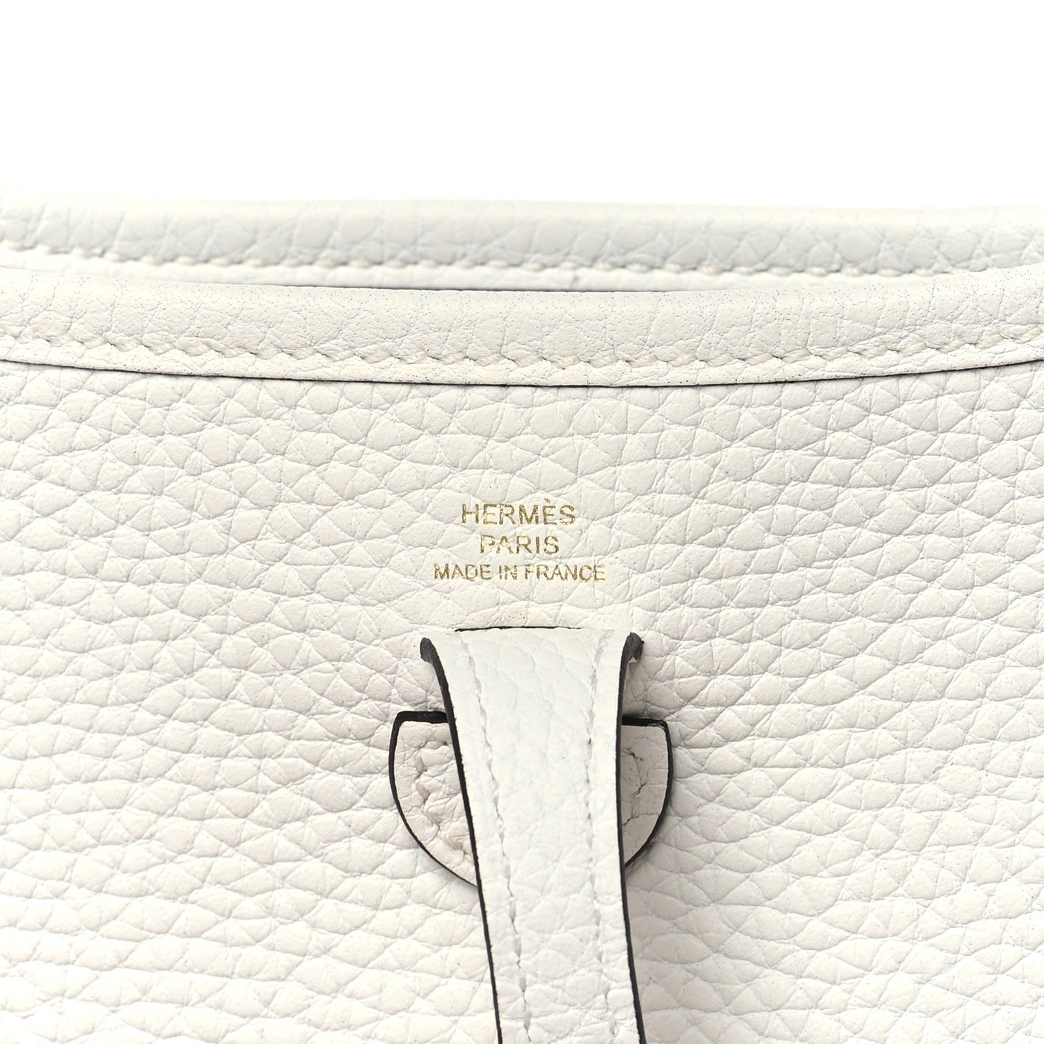 Hermes Taurillon Clemence Amazone Evelyne TPM New White 7 of 13