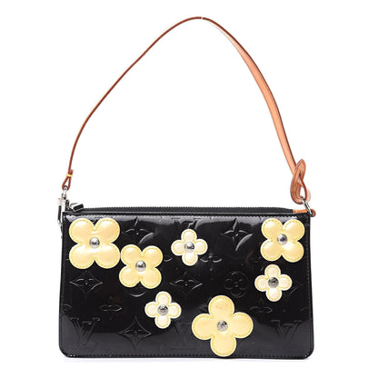 Louis Vuitton Vernis Lexington Fleurs Pochette Black 1 of 13