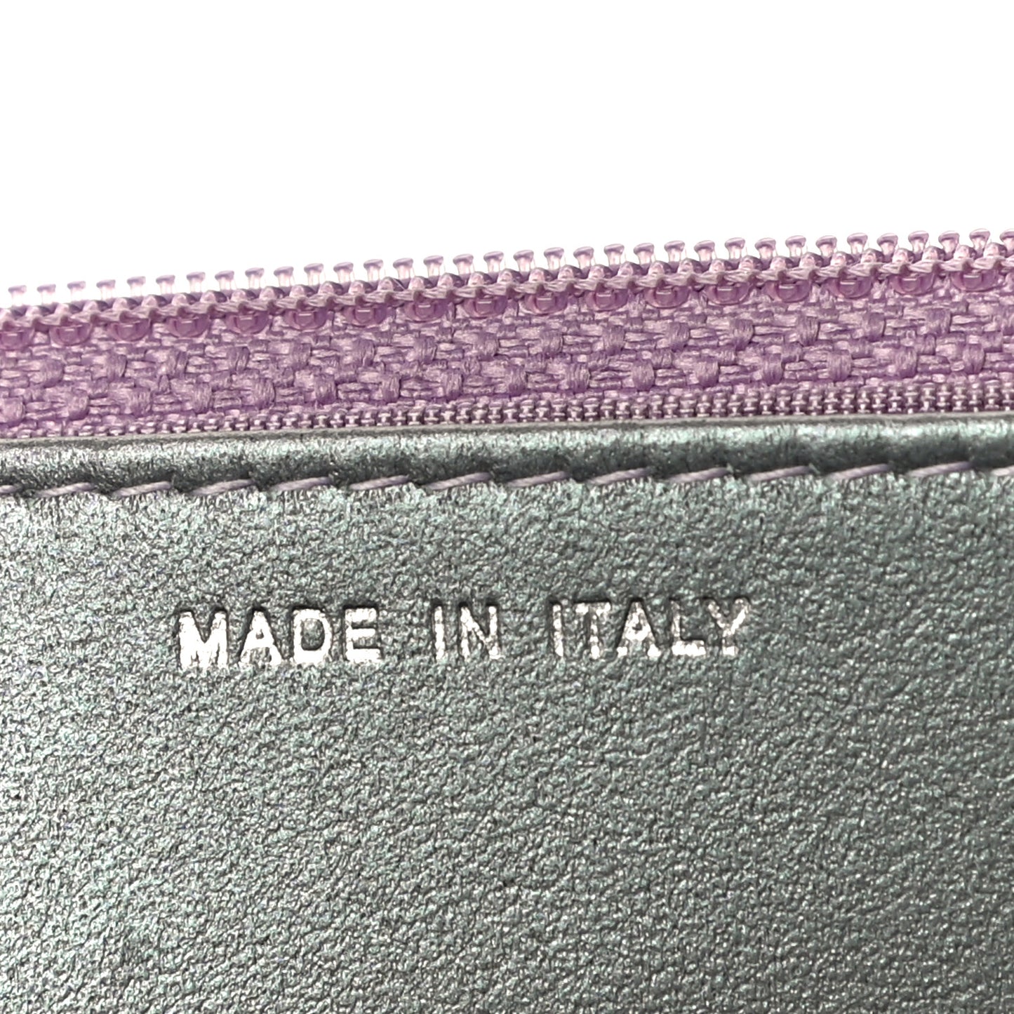 Iridescent Lambskin Quilted Reissue Wallet On Chain WOC Light Purple