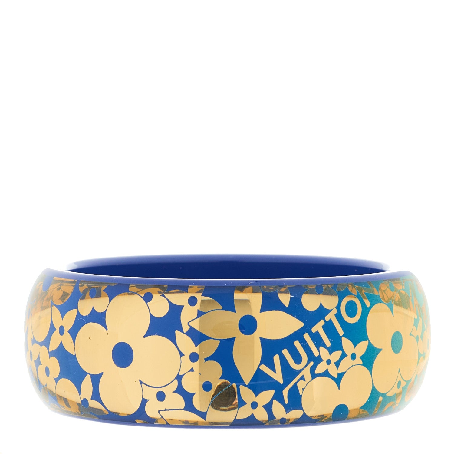 Louis Vuitton Resin Tropical Cocktail Bracelet TGM Medium Blue 1 of 4