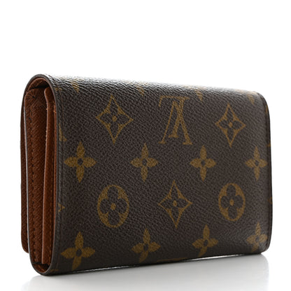 Louis Vuitton Monogram Porte-Monnaie Tresor Wallet 3 of 9