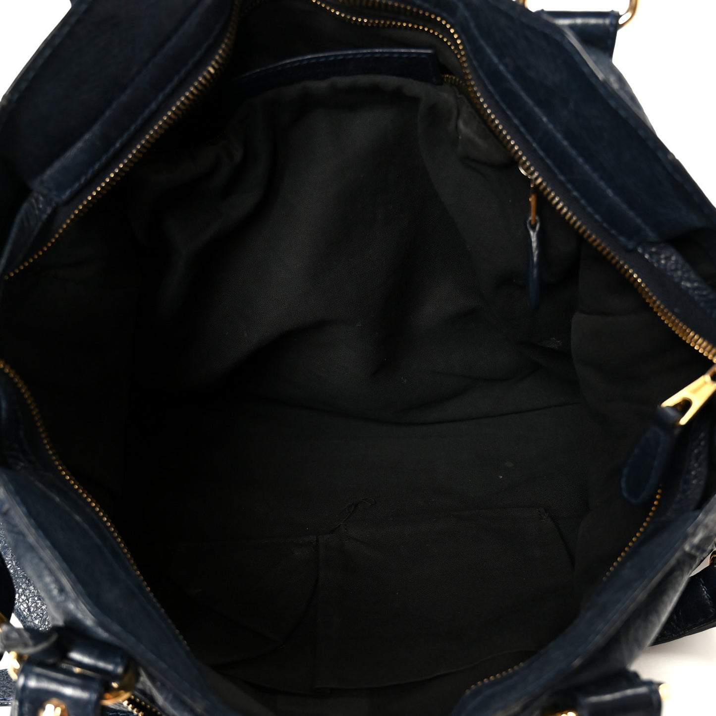 Agneau Giant 12 Gold Hardware City Bleu Obscur