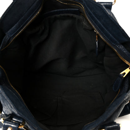 Balenciaga Agneau Giant 12 Gold Hardware City Bleu Obscur 6 of 16