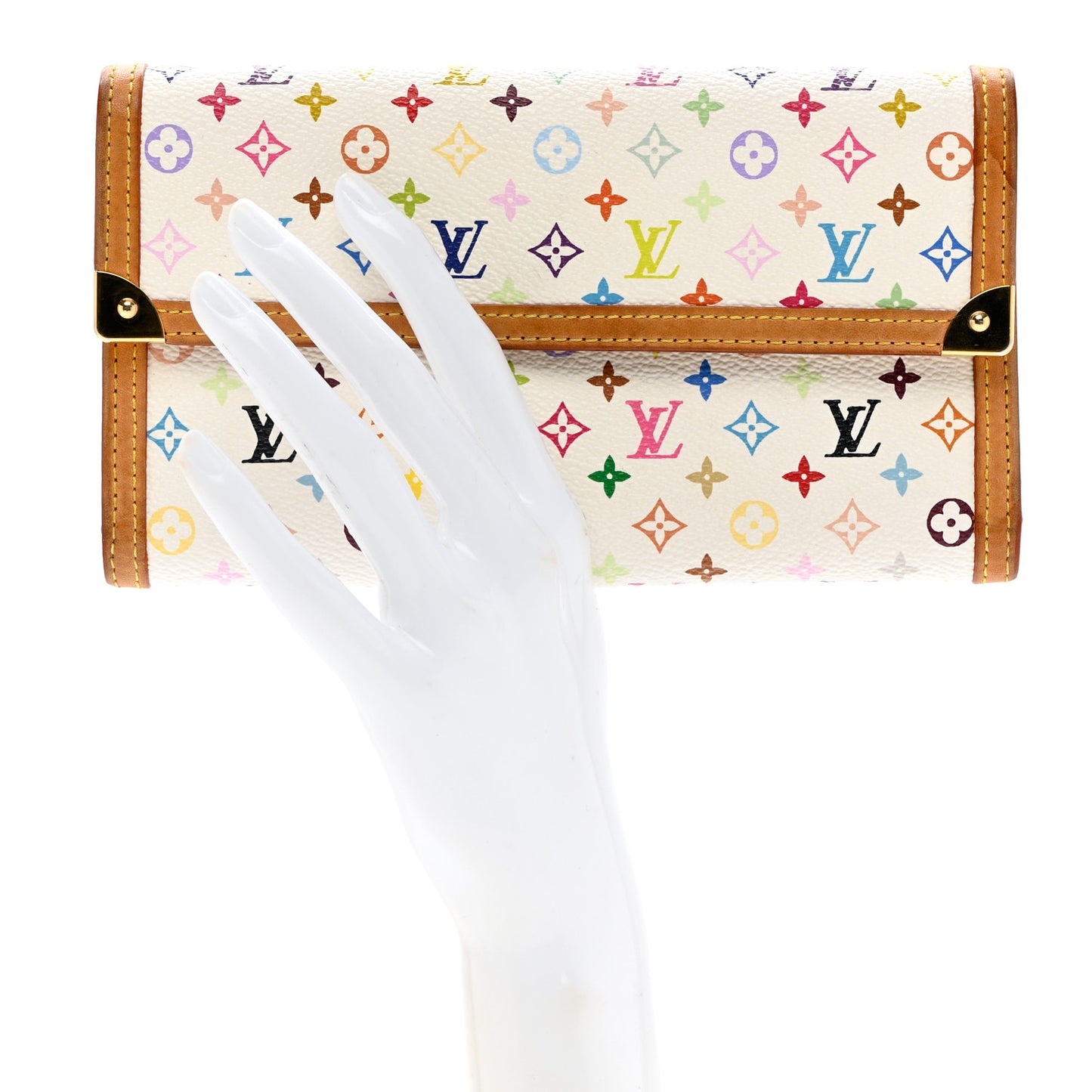 Monogram Multicolor Porte Tresor International Wallet White