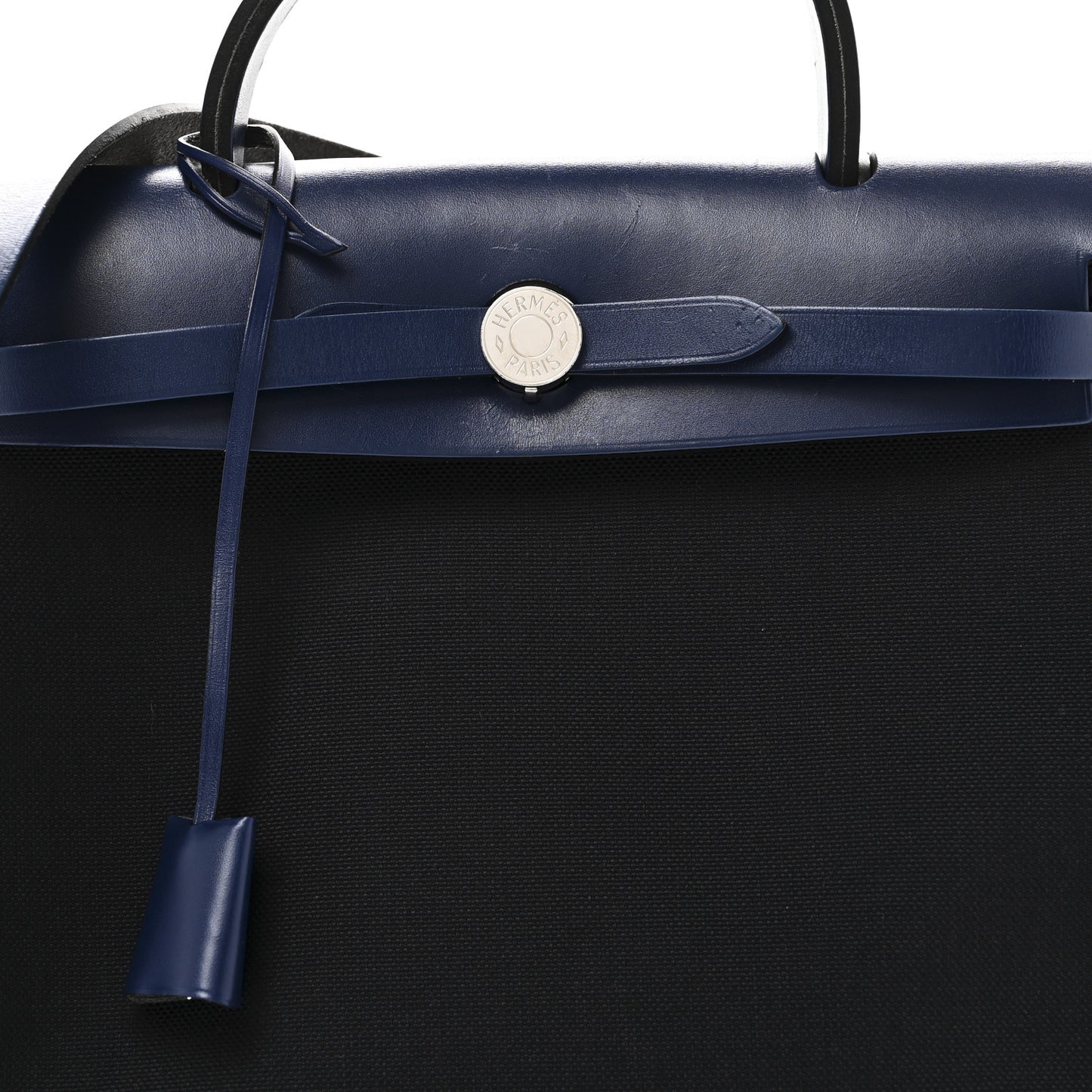 Military Toile Vache Hunter Herbag Zip 31 PM Black Bleu Saphir