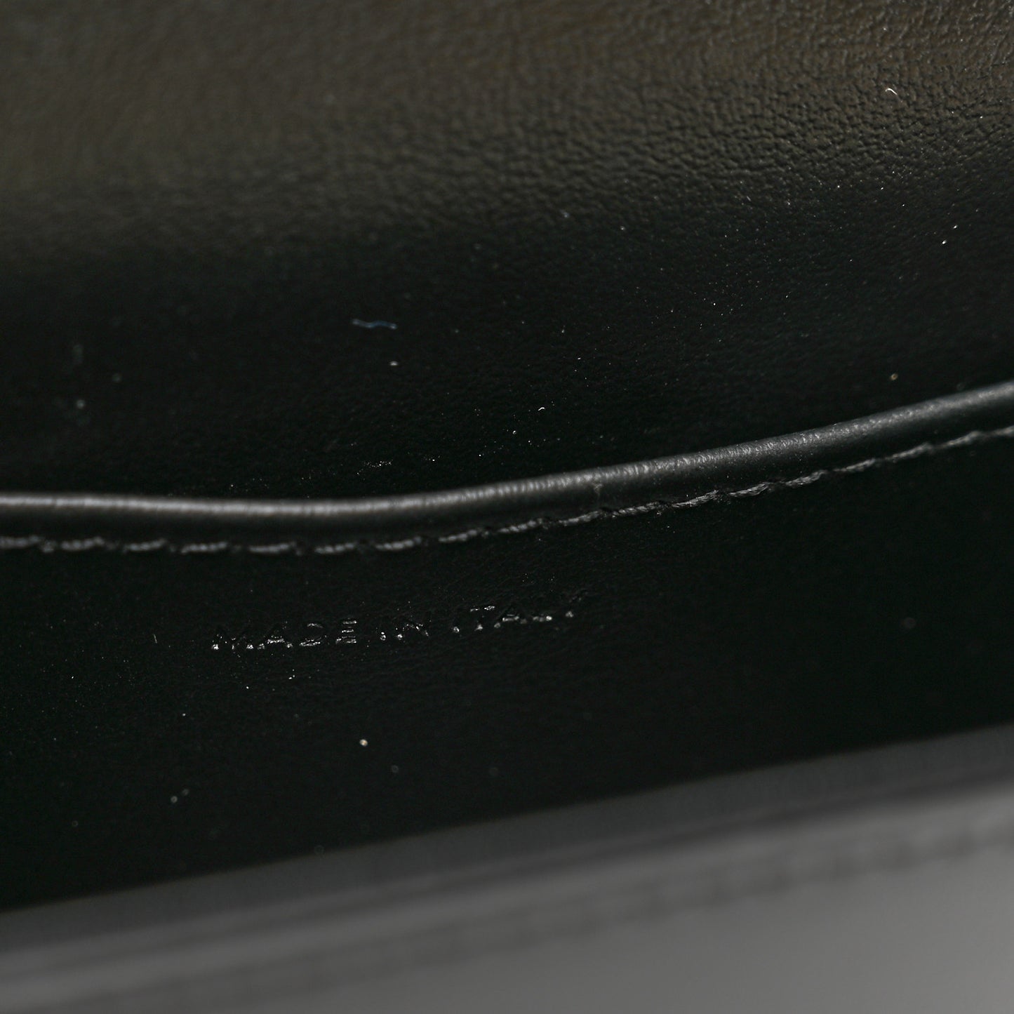 Shiny Calfskin Mini Triomphe Black