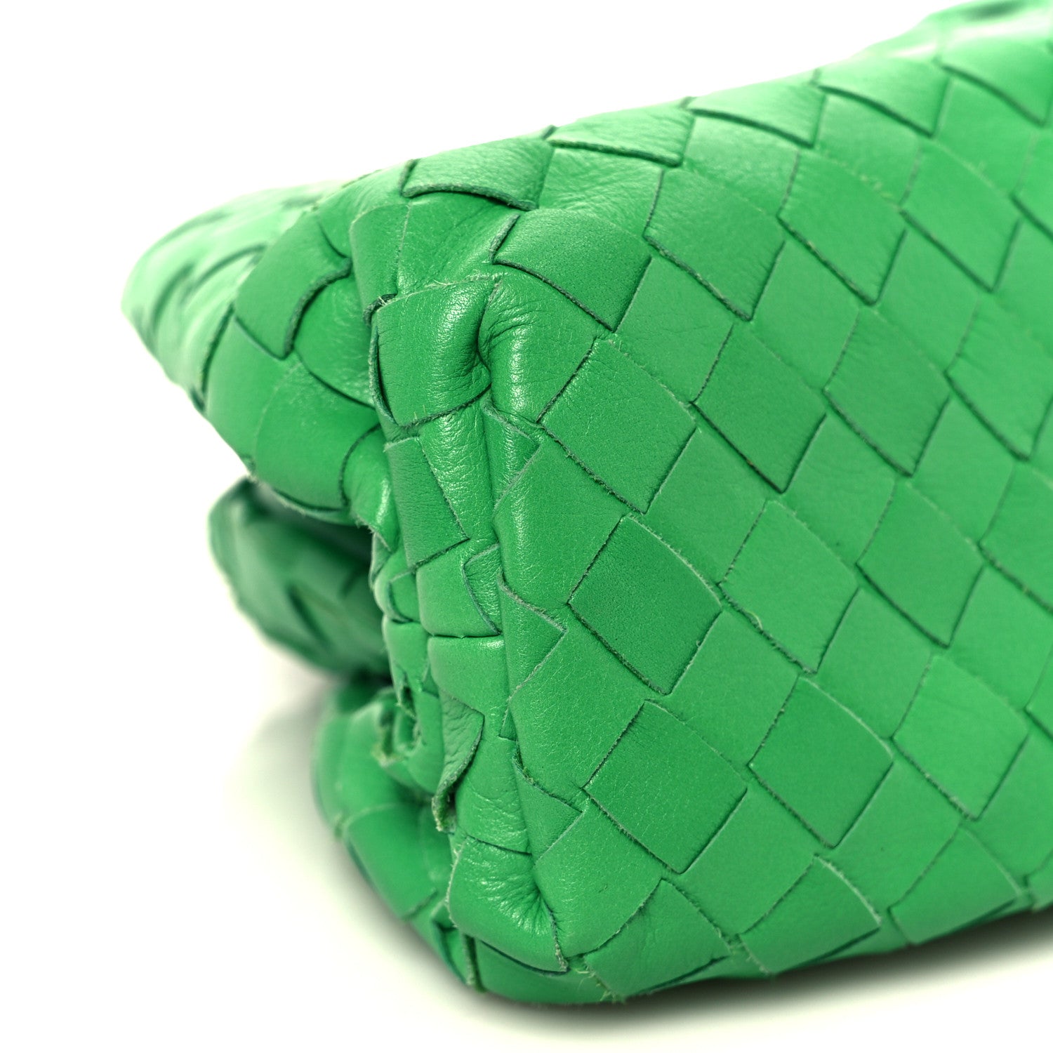 Bottega Veneta Nappa Intrecciato Teen Pouch Parakeet 1785693