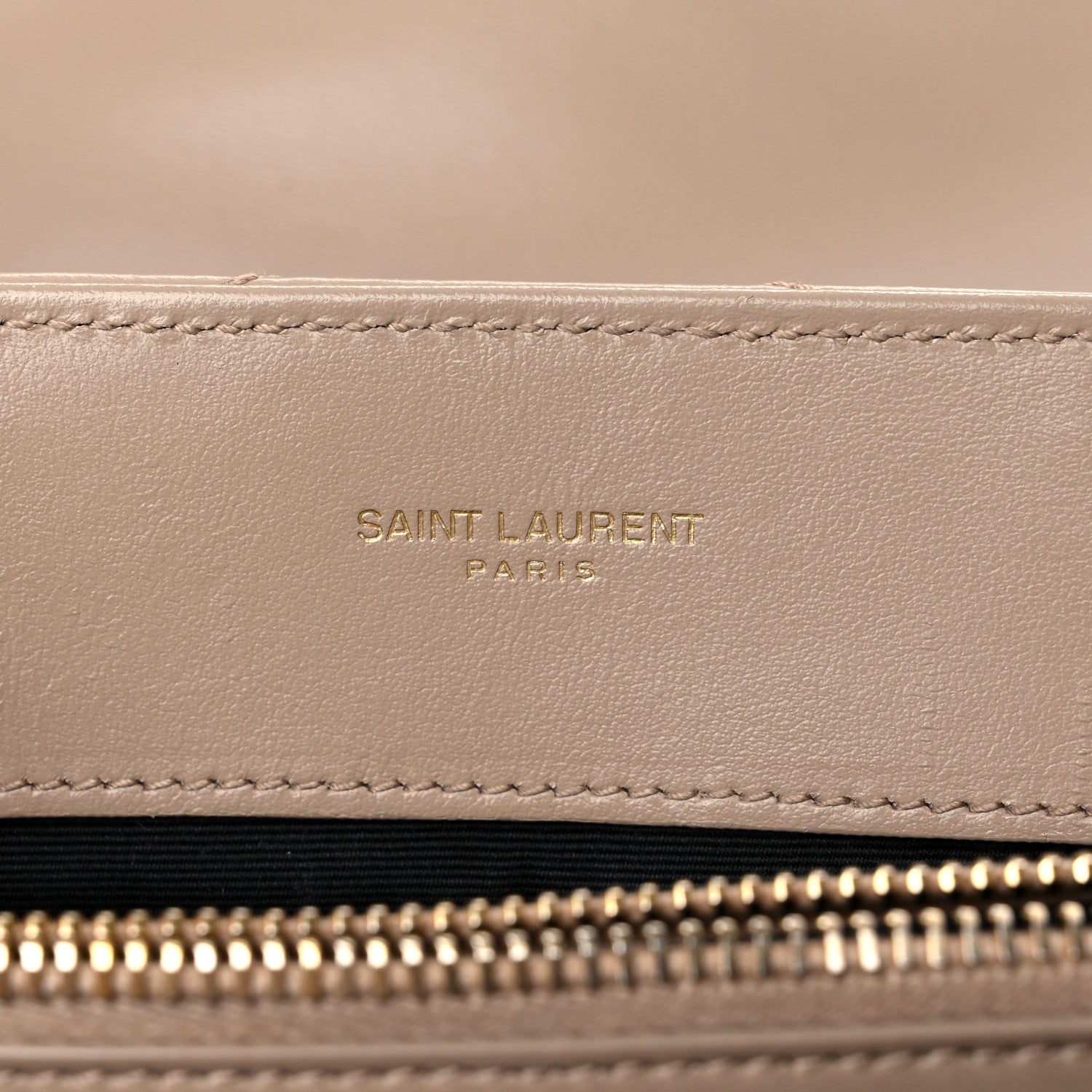 Saint Laurent Calfskin Y Quilted Monogram Medium Loulou Chain Satchel Light Natural 6 of 21