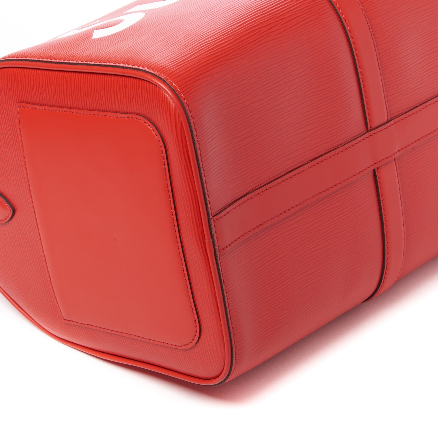 Louis Vuitton X SUPREME Epi Keepall Bandouliere 45 Red 5 of 13