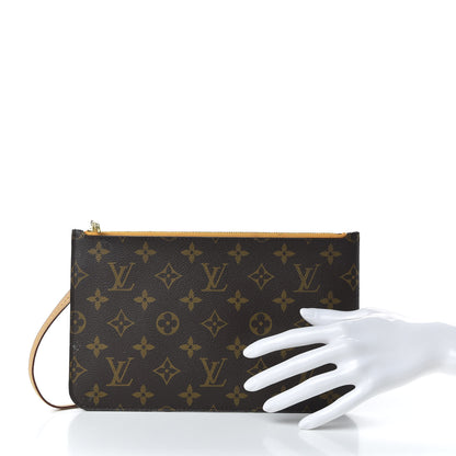Louis Vuitton Monogram Neverfull MM GM Pochette Mimosa 2 of 10