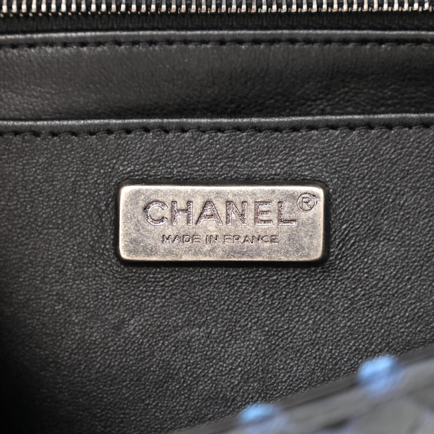 Snakeskin Mini Rectangular Flap Dark Blue