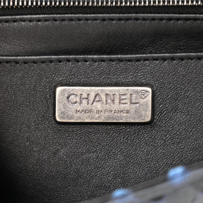Chanel Snakeskin Mini Rectangular Flap Dark Blue 6 of 12