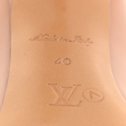 Louis Vuitton Calfskin Signature Pumps 40 Nude Pink 9 of 10