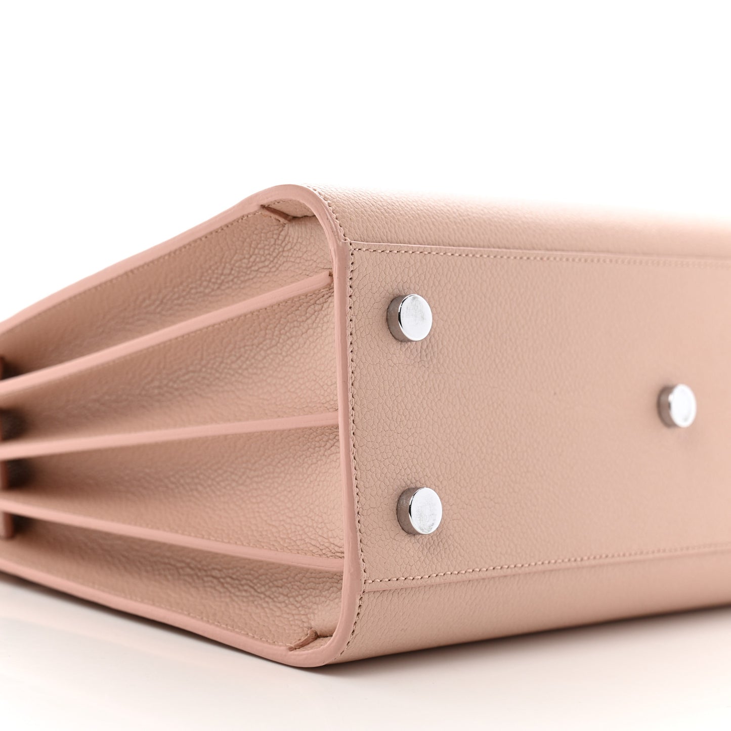 Grained Calfskin Baby Sac De Jour Pale Pink