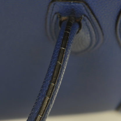 Celine Drummed Calfskin Nano Luggage Indigo 8 of 8