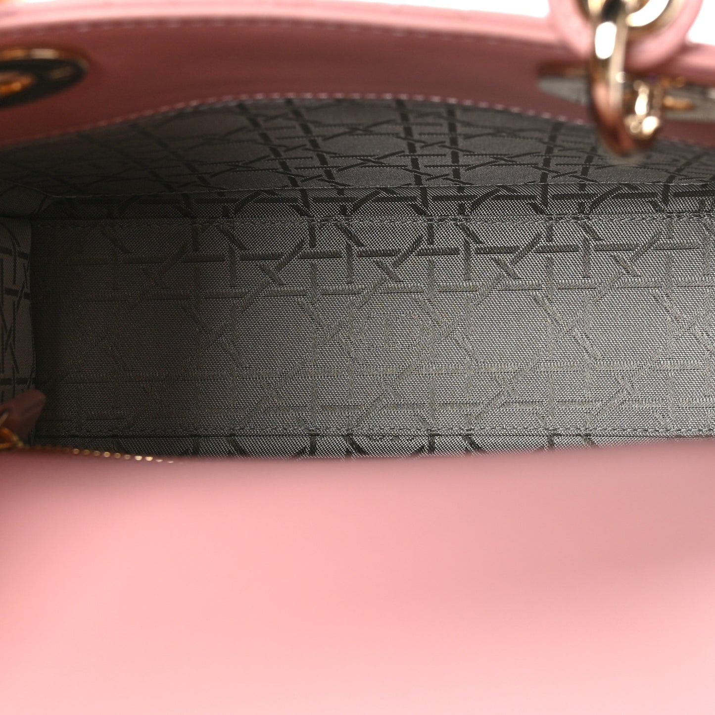 Lambskin Cannage Small My ABCDior Lady Dior Pink