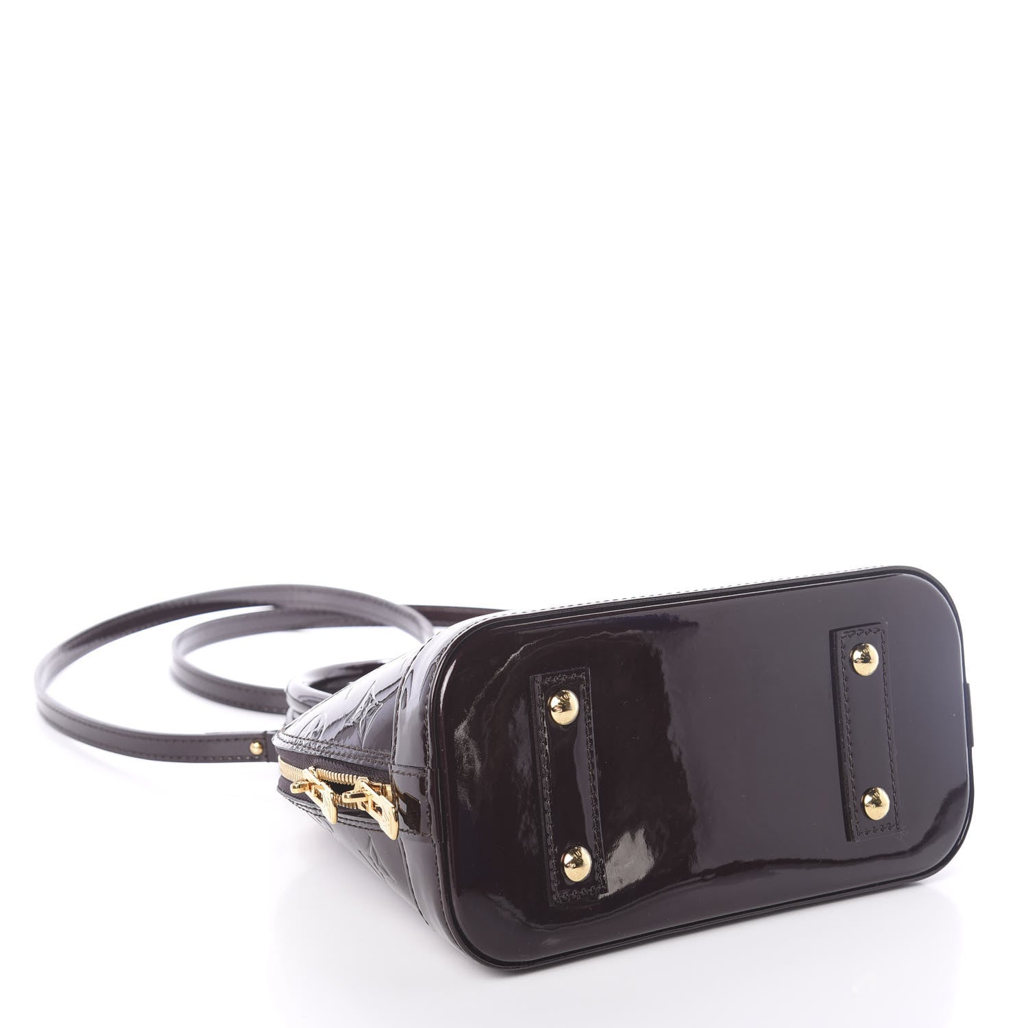 Louis Vuitton Vernis Alma BB Amarante 4 of 9