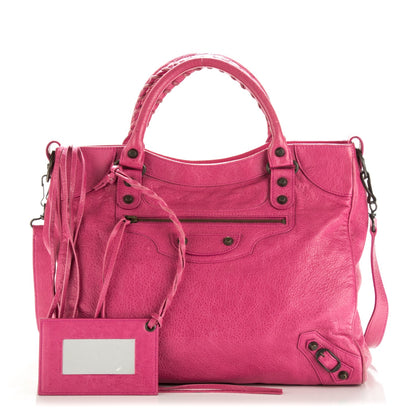 Balenciaga Agneau Classic Hardware Velo Cyclamen Fucsia 1 of 16