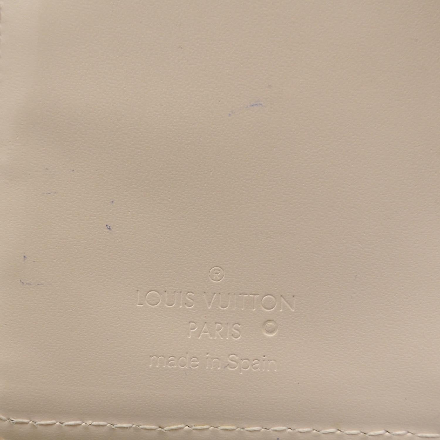 Louis Vuitton Vernis Small Ring Agenda Marshmallow 7 of 8