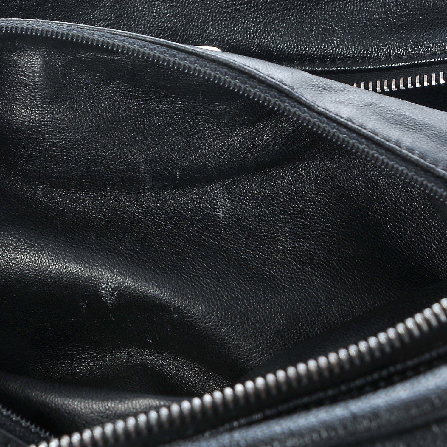 Chanel Metallic Goatskin Large Luxe Ligne Bowler Black 8 of 8