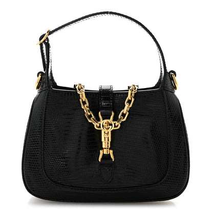 Gucci Lizard Mini Jackie 1961 Black 1 of 11