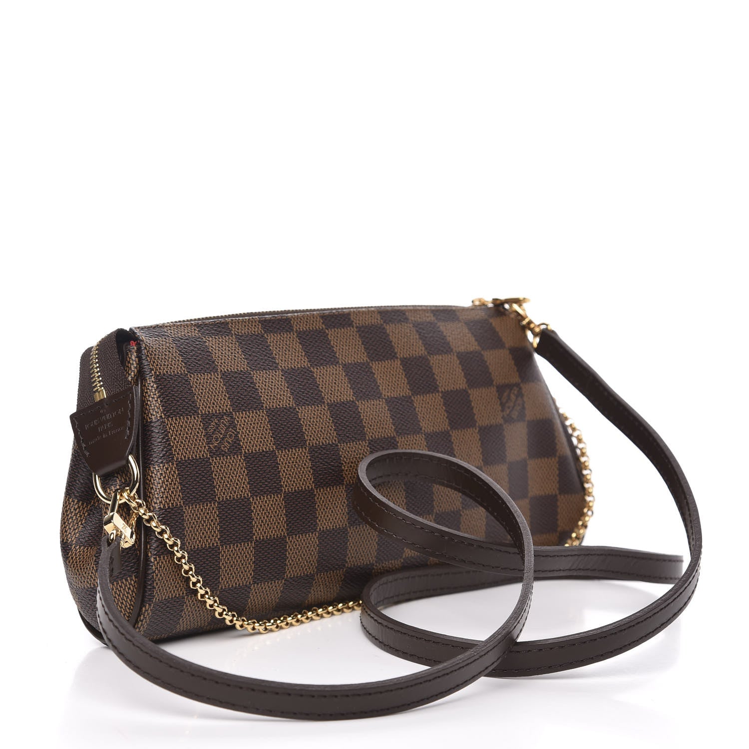 Louis Vuitton Damier Ebene Eva Clutch 3 of 9