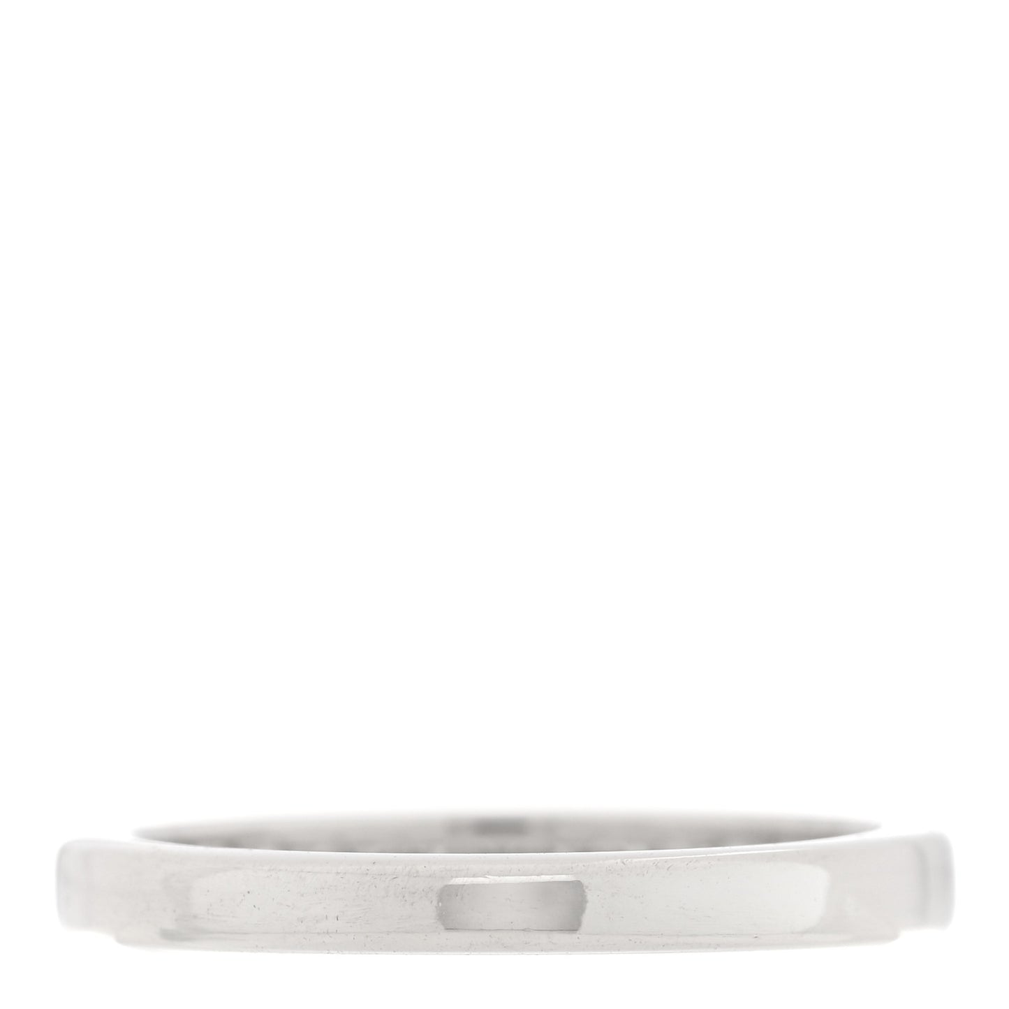 Platinum Diamond 2.5mm Half Circle Wedding Band Ring 51 5.75