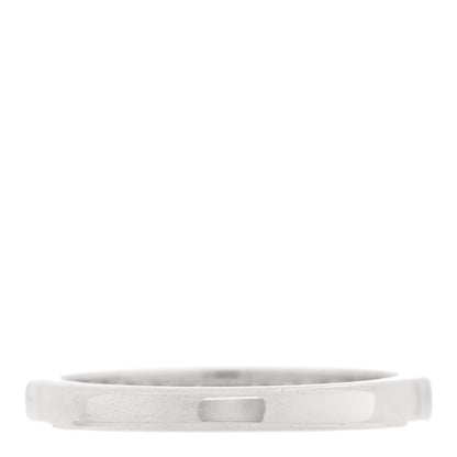 Tiffany Platinum Diamond 2.5mm Half Circle Wedding Band Ring 51 5.75 3 of 4