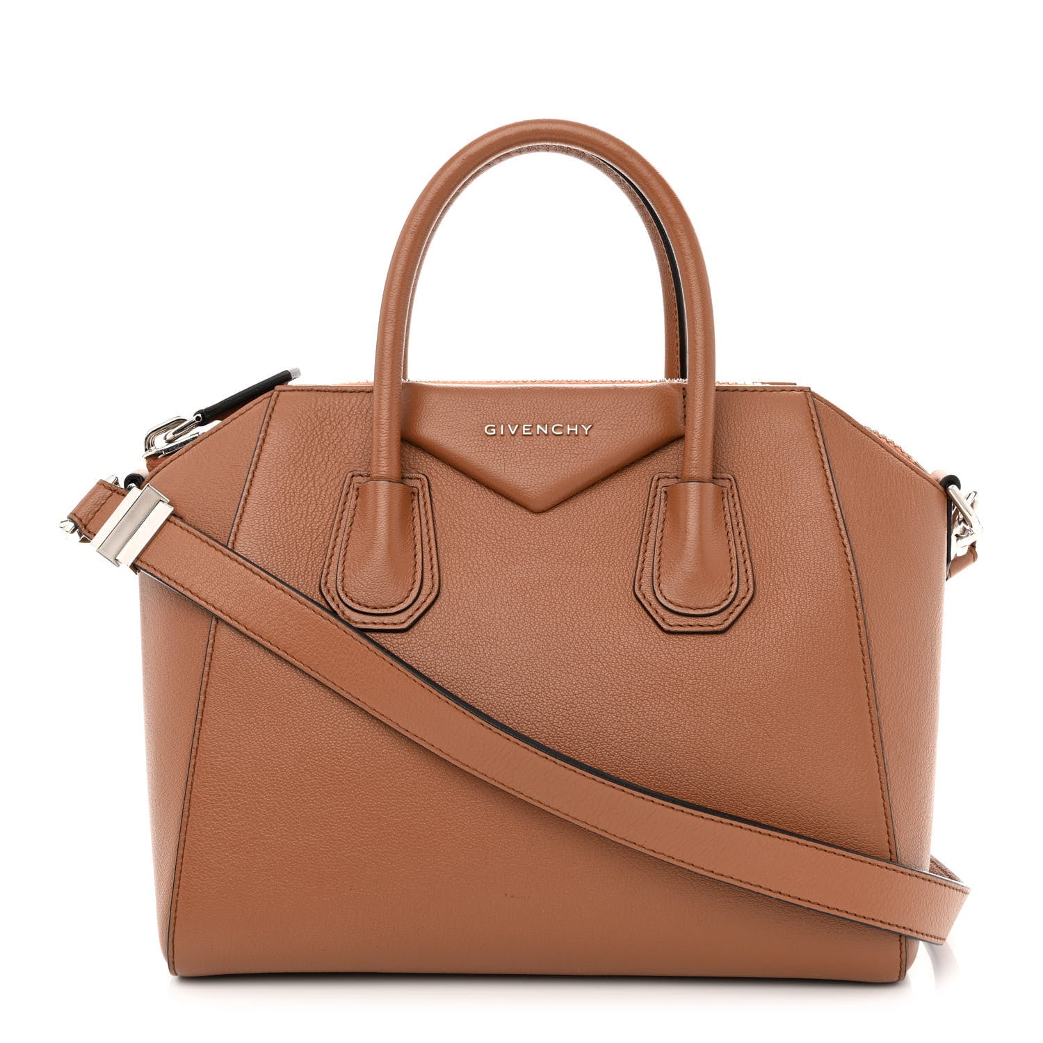Givenchy Sugar Goatskin Small Antigona Pony Brown 1 of 17