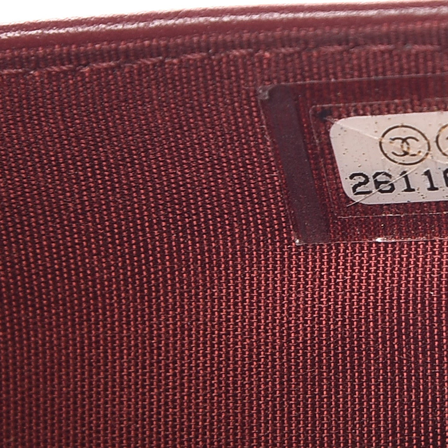 Caviar Quilted Medium Boy Flap Wallet Burgundy