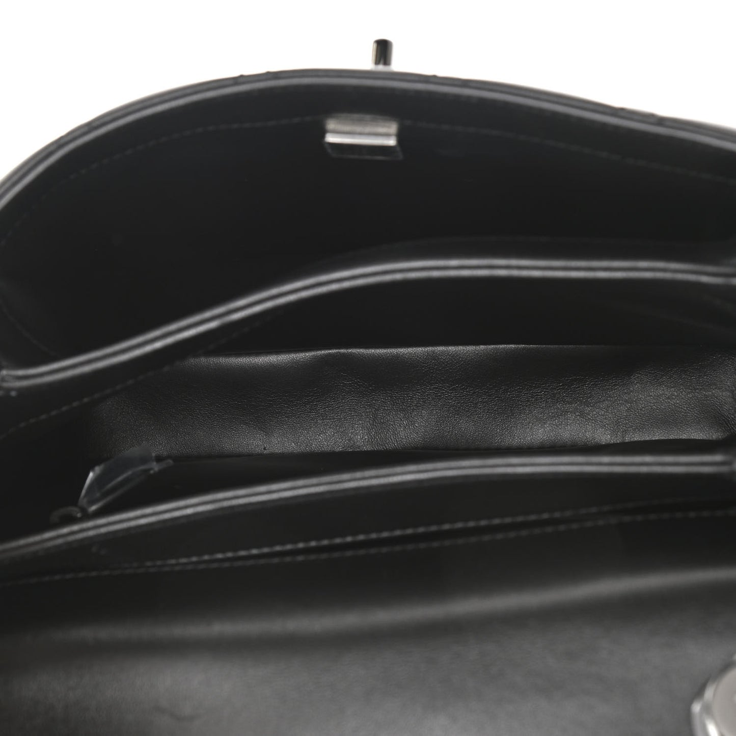 Lambskin Quilted Small Trendy CC Dual Handle Flap Bag So Black