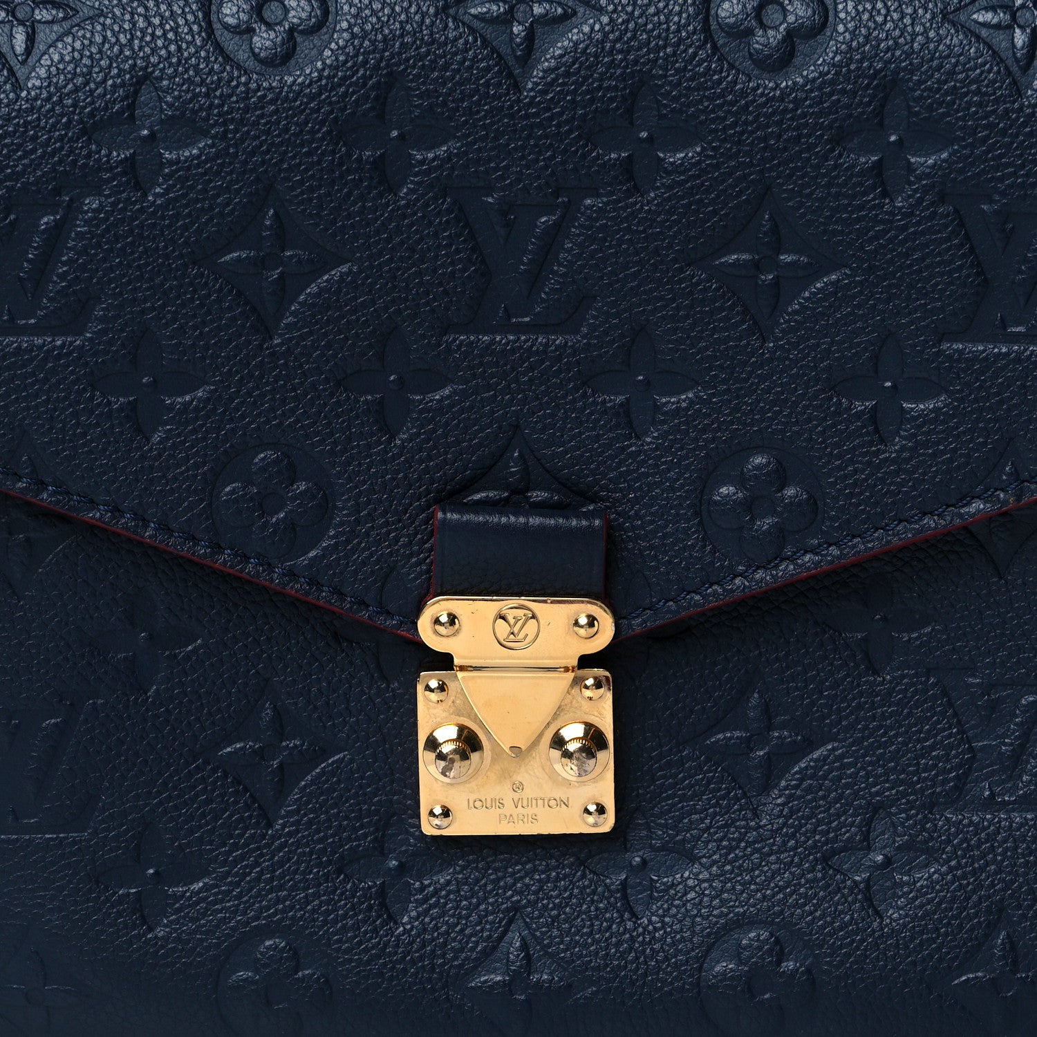 Louis Vuitton Empreinte Pochette Metis Marine Rouge 7 of 9